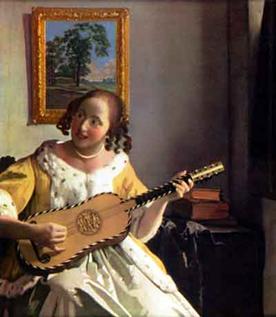 Vermeer - La joueuse de guitare