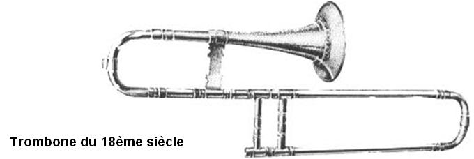Trombone du 18ème siècle